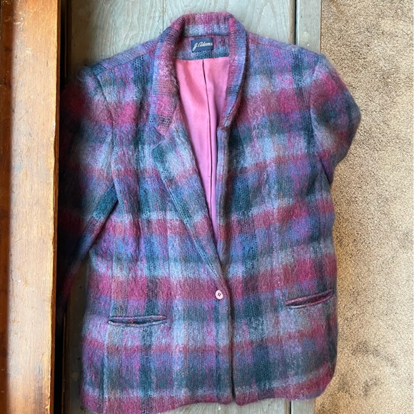 Vintage mohair blazer | size 10 - Picture 2 of 9